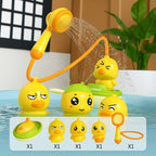 Baby Bath Toy Set - Duck Motorboat with Shower Head