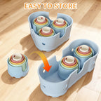 Baby Castle Stacking Blocks Set - Pastel Color Variants