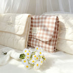 Baby Changing Mat with Storage Bag - Heart Quilted