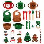 Baby Christmas-Themed Tableware Set