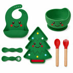 Baby Christmas-Themed Tableware Set