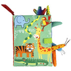 Baby Cloth Activity Book - Crinkle Feature with 3D Animal Tails