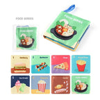 Baby Cloth Book Set - Cartoon Illustration with Photo Inserts