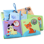 Baby Cloth Book Set - Cartoon Illustration with Photo Inserts