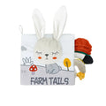 Baby Cloth Book with 3D Plush Animal Faces