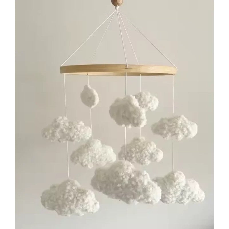 Baby Crib Mobile - Cloud Shaped Nursery Decoration