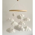 Baby Crib Mobile - Cloud Shaped Nursery Decoration