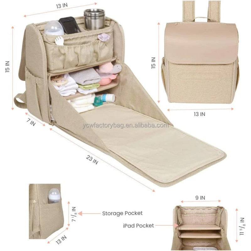 Baby Diaper Bag Backpack - 5-in-1 Functionality