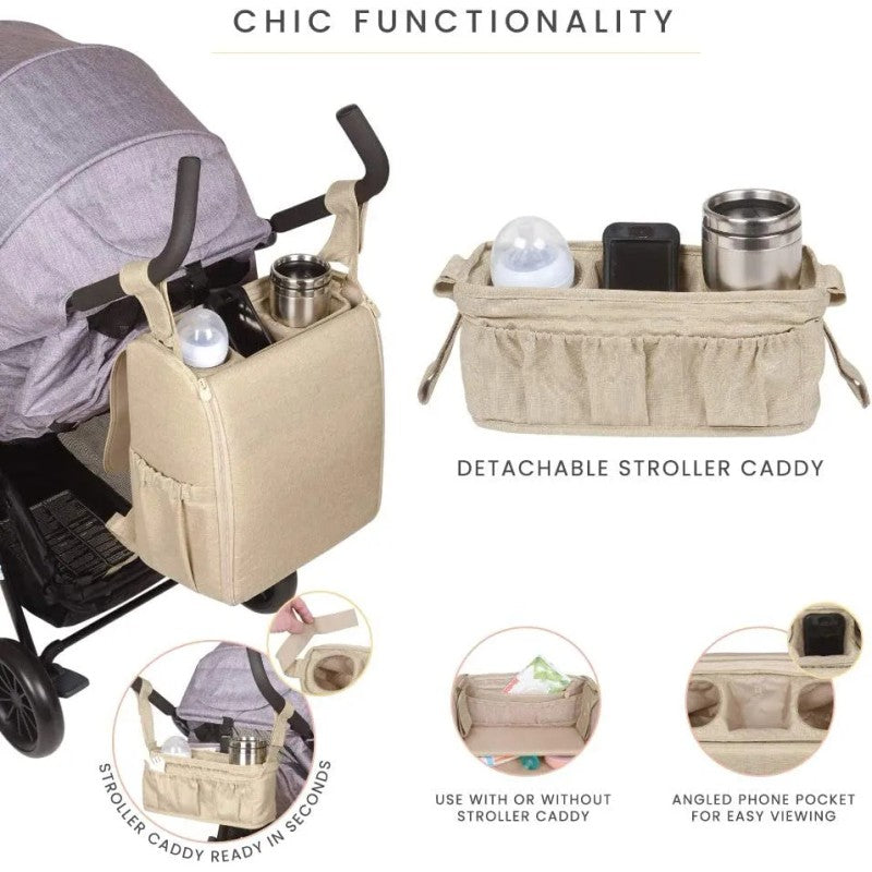 Baby Diaper Bag Backpack - 5-in-1 Functionality