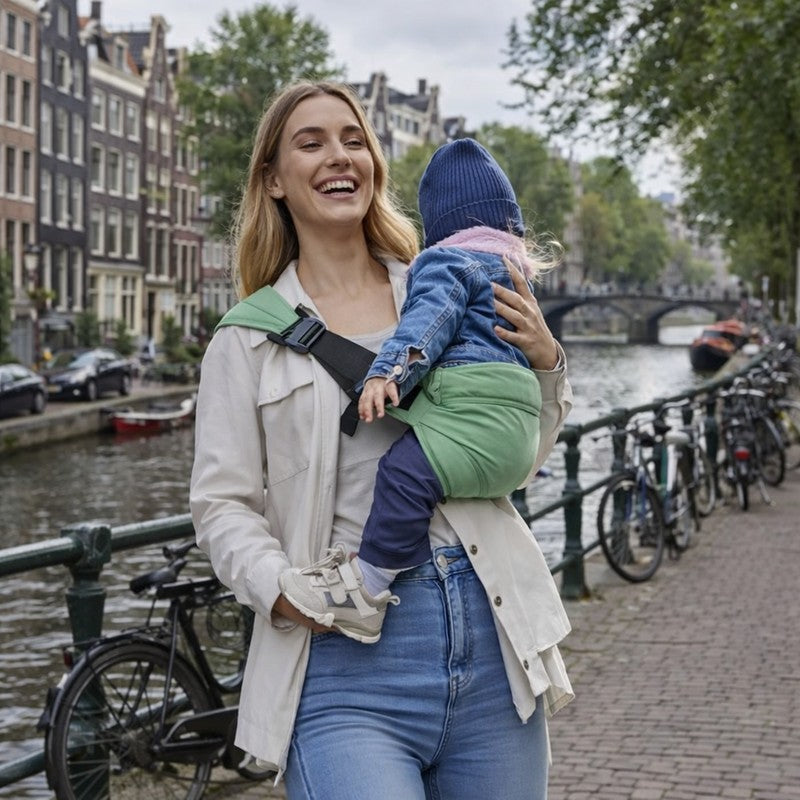 Baby Hip Carrier Sling - Adjustable Cross-Body Strap