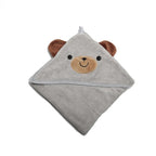 Baby Hooded Bath Towel - Animal Embroidery