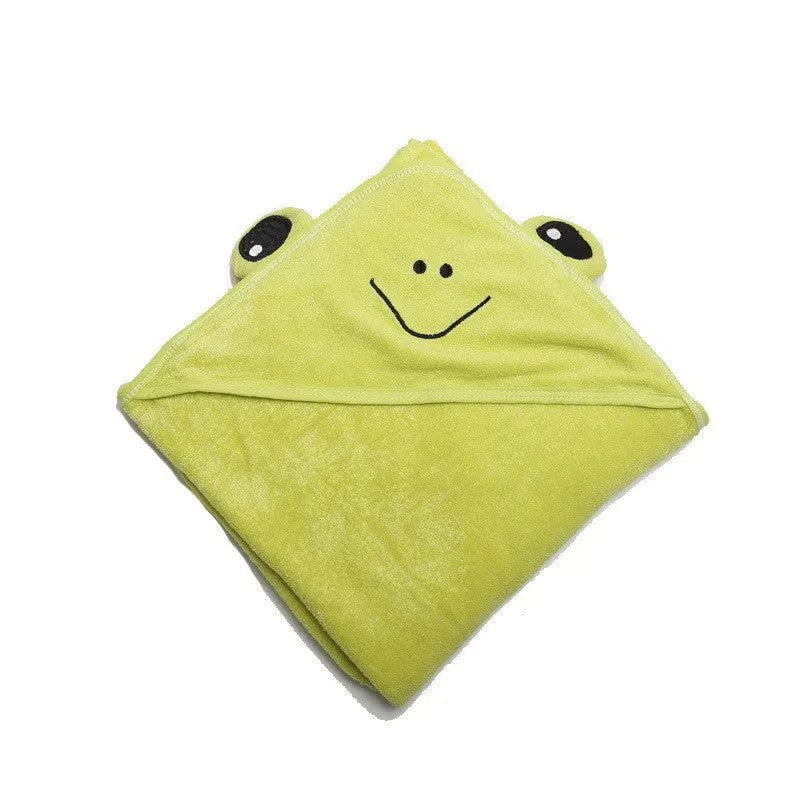 Baby Hooded Bath Towel - Animal Embroidery
