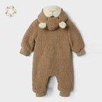 Baby Hooded Romper Jumpsuit - Animal Ears