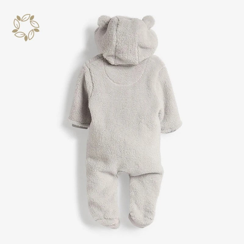 Baby Hooded Romper Jumpsuit - Animal Ears