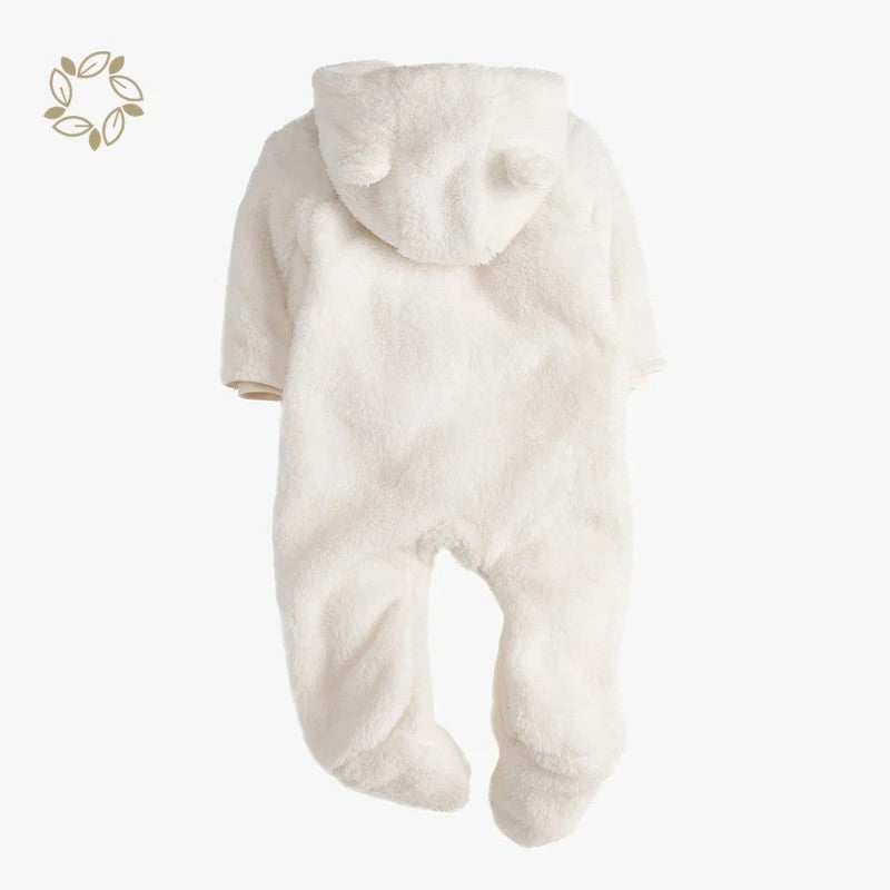 Baby Hooded Romper Jumpsuit - Animal Ears