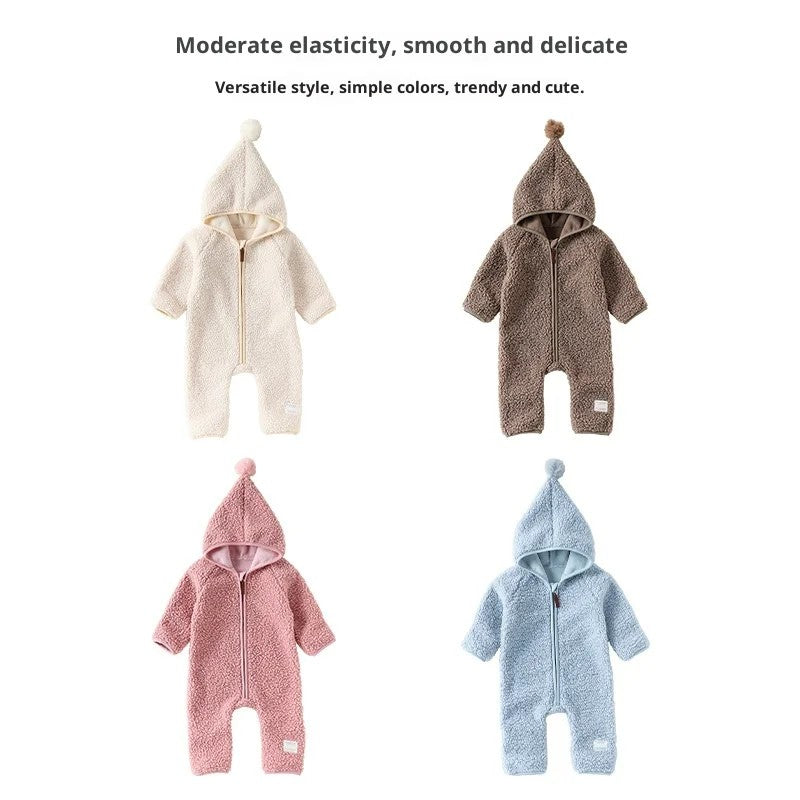 Baby Jumpsuit with Hood - Full-Body One-Piece