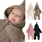 Baby Jumpsuit with Hood - Full-Body One-Piece