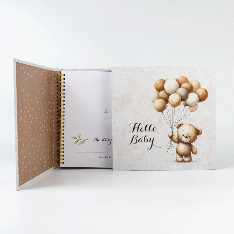 Baby Memory Journal - First Year Diary with Spiral Binding