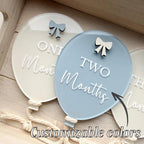 Baby Milestone Balloon Disc Set - Month Milestone Photo Props