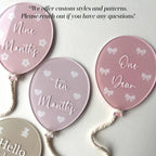 Baby Milestone Balloon Disc Set - Month Milestone Photo Props