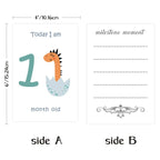 Baby Milestone Cards - Monthly Photo Prop Set
