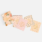 Baby Milestone Cards Set in Gift Box - Gold Foil Accents