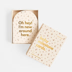 Baby Milestone Cards Set in Gift Box - Gold Foil Accents