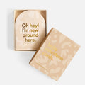 Baby Milestone Cards Set in Gift Box - Gold Foil Accents