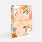Baby Milestone Cards Set in Gift Box - Gold Foil Accents