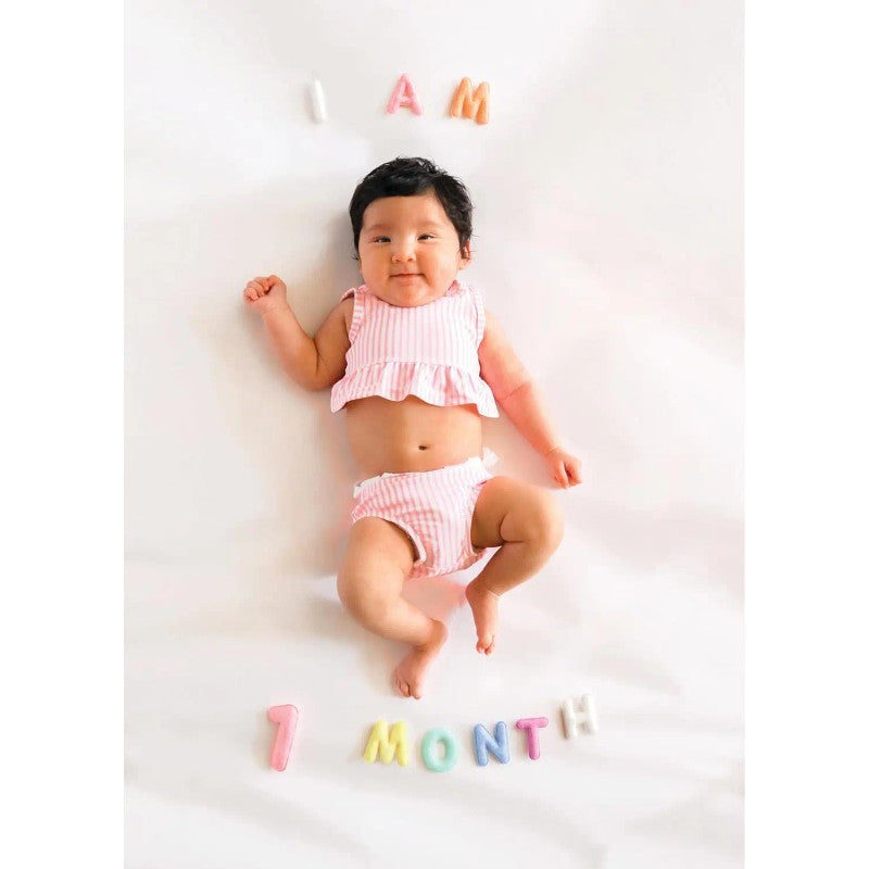 Baby Milestone Photo Prop Set - Stuffed Letters and Numbers