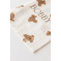 Baby Monitor - Bear Print Muslin Cotton Blanket