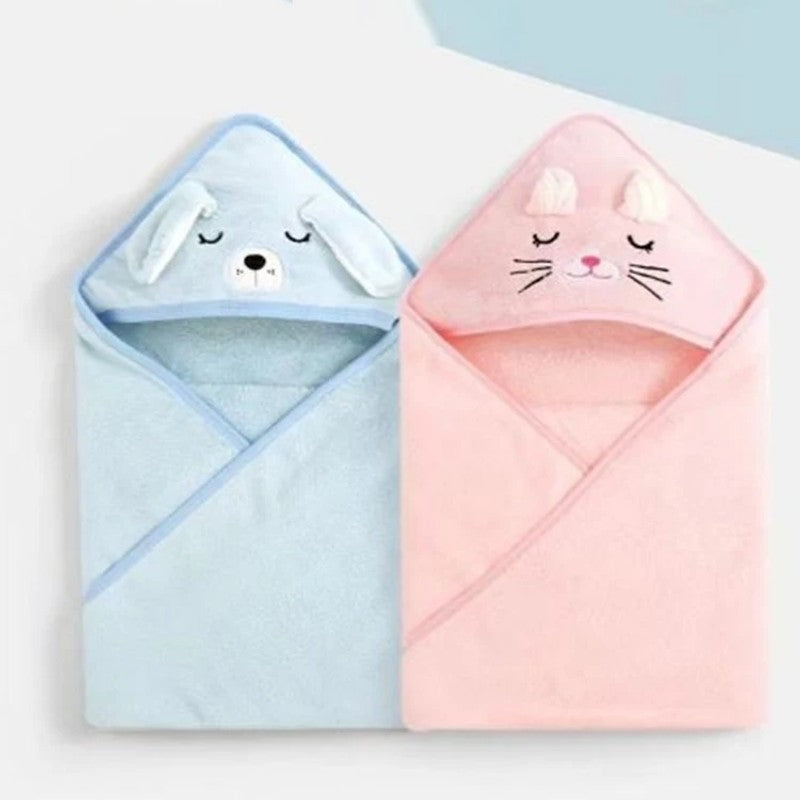 Baby Monitor Hooded Wrap Blanket - Animal