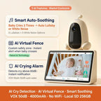 Baby Monitor with Camera and 7 Inch Touchscreen Display