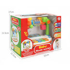 Baby Music Toy - 5-in-1 Multifunctional with Piano Keys and Rattle