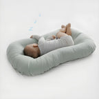 Baby Nest Cushion - Oval Lying Nest with Central Indentation