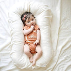 Baby Nest Cushion - Oval Lying Nest with Central Indentation