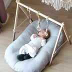 Baby Nest Cushion - Oval Lying Nest with Central Indentation