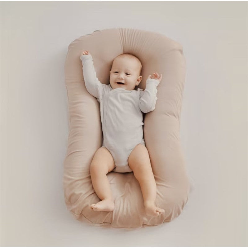 Baby Nest Cushion - Oval Lying Nest with Central Indentation