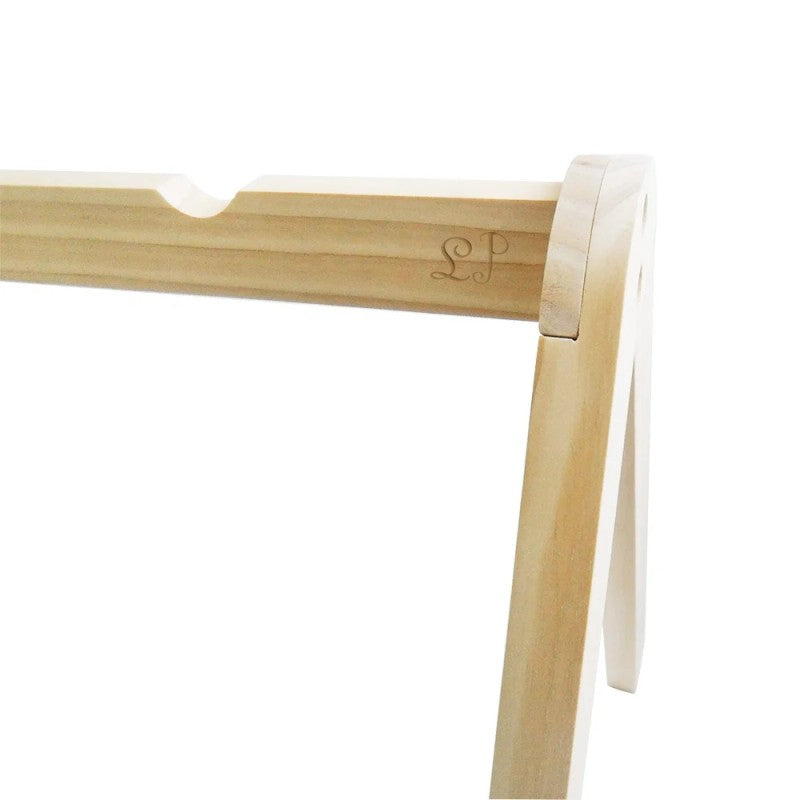 Baby Play Gym Frame - Montessori Activity Gym with Wooden Bead Pendants