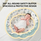 Baby Play Nest - 2-in-1 Activity Mat with Detachable Toy Arch