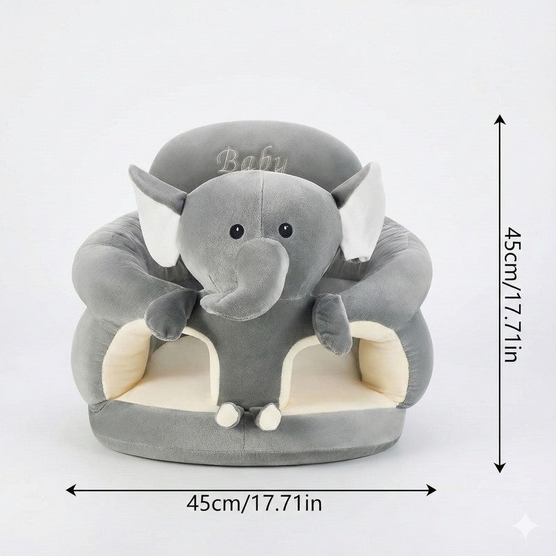 Baby Plush Sitting Seat - Animal Print