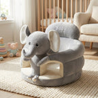 Baby Plush Sitting Seat - Animal Print