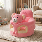 Baby Plush Sitting Seat - Animal Print