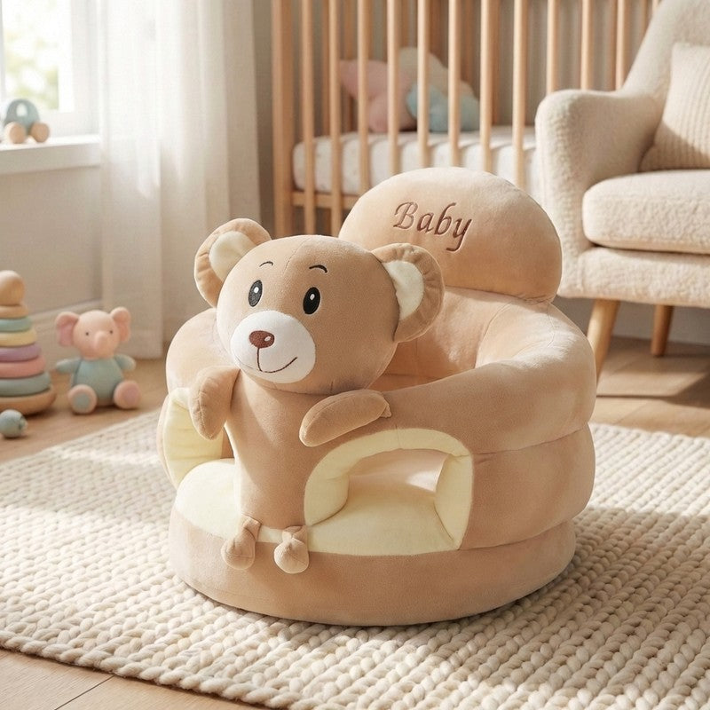 Baby Plush Sitting Seat - Animal Print