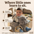 Baby Plush Sitting Seat - Animal Print