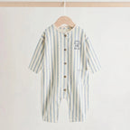 Baby Romper Sleepsuit - Long-Leg Crew Neck
