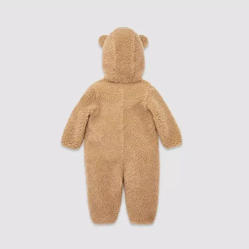 Baby Romper - Teddy Bear Hood with Ears