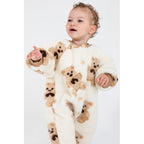 Baby Romper - Teddy Bear Print
