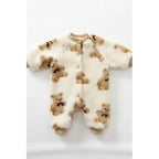 Baby Romper - Teddy Bear Print