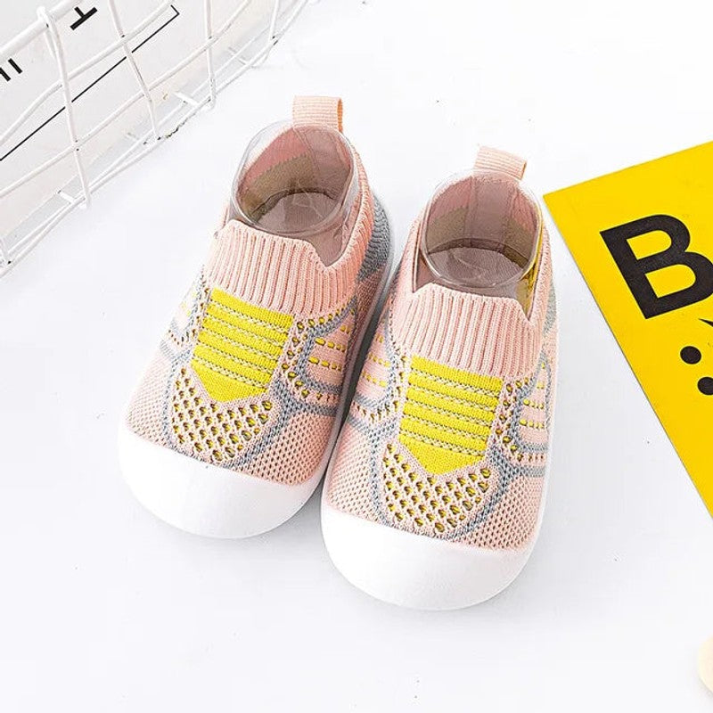 Baby's Non-Slip Sock Shoes - Pull-On